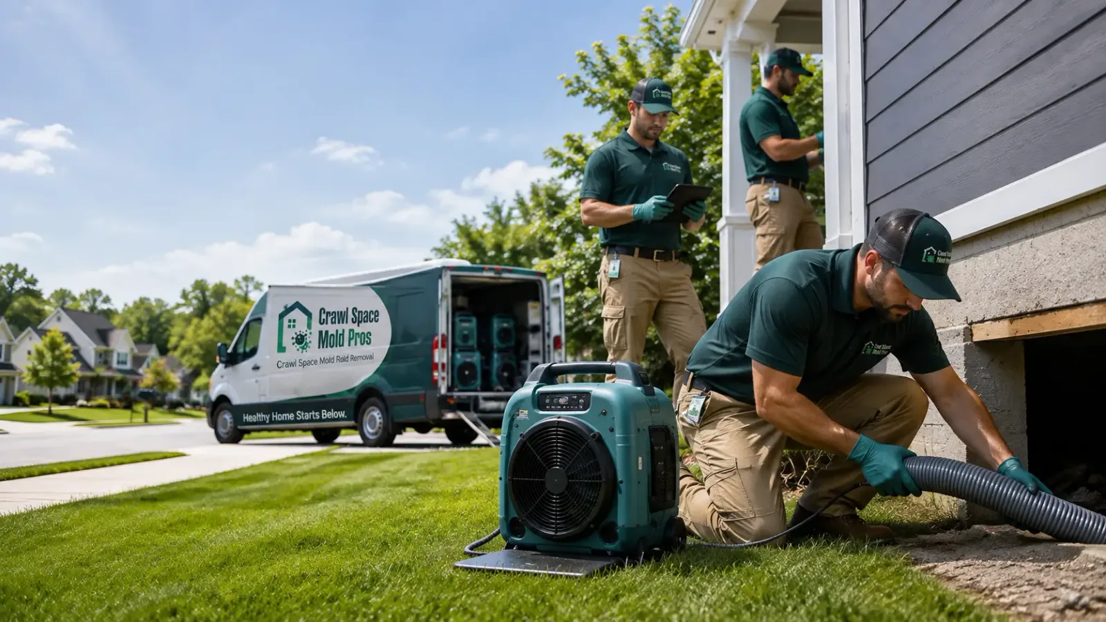 Crawl Space Mold Removal in Lansing, IL